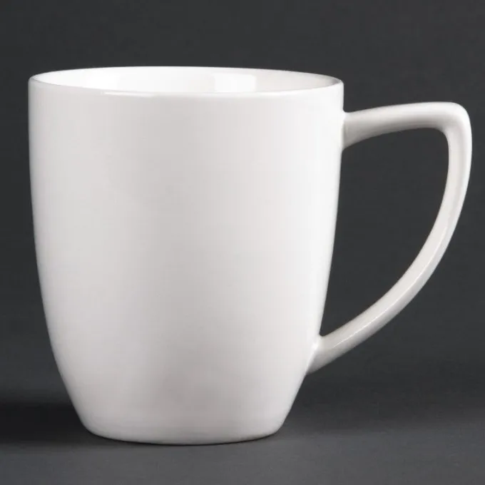 Tasses à Café Latte en Porcelaine Fine 350ml - Lot de 6 - Lumina