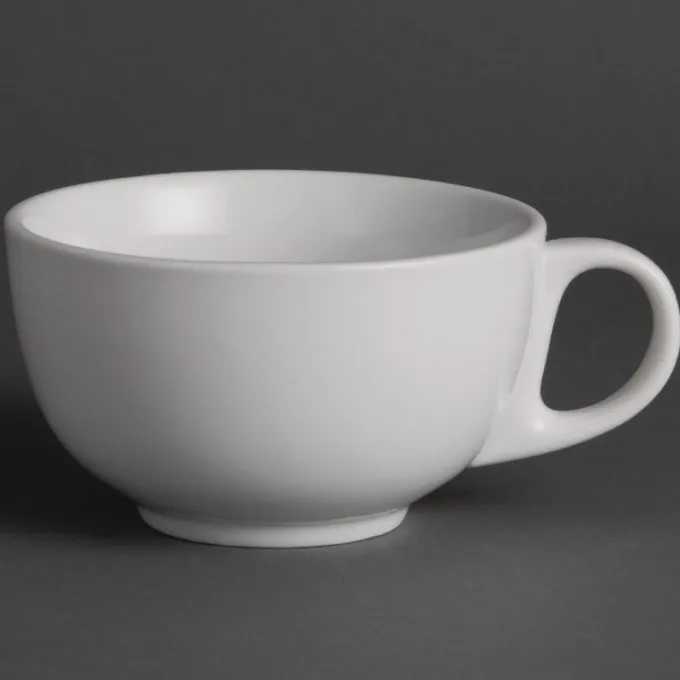 Tasses à cappuccino en porcelaine blanche 425 ml Olympia - Vendues par 12