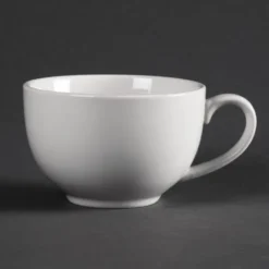 Tasses Elégantes Blanches Whiteware 230ml Lot de 12 Olympia