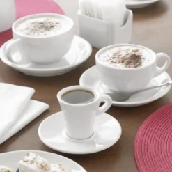 Tasses à Espresso Blanches 85ml - Lot par 12 - Olympia