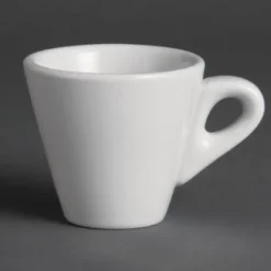Tasses à espresso coniques blanches 60ml Olympia - Vendues par 12