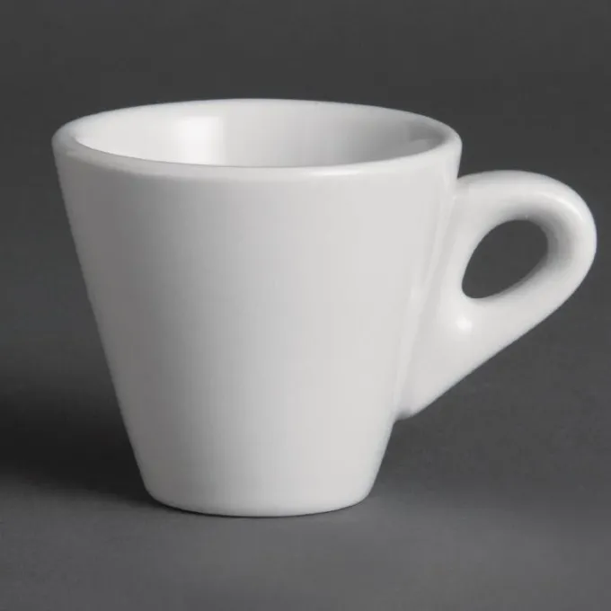 Tasses à espresso coniques blanches 60ml Olympia - Vendues par 12
