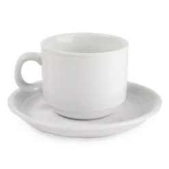 Tasse à Thé Empilable Linear 200 ml - Lot par 12 - Olympia