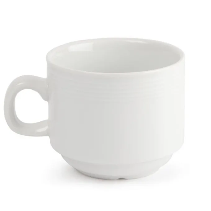 Tasse à Thé Empilable Linear 200 ml - Lot par 12 - Olympia