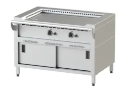 TEPPAN YAKI JUMBO GAZ SOUBASSEMENT - ACIER FE 510 - 14 kW - NAYATI