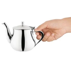 Théière Marocaine en Inox Effet Miroir 350 ml - Olympia