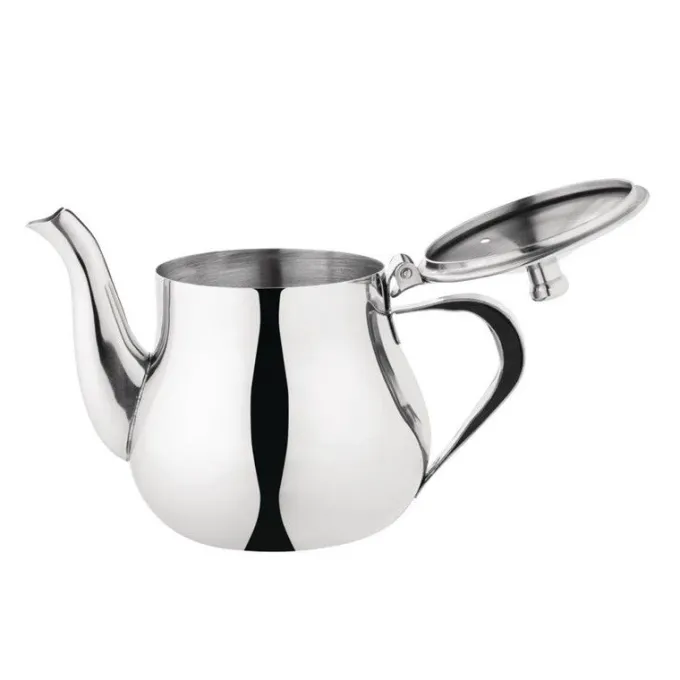 Théière Marocaine en Inox Effet Miroir 350 ml - Olympia