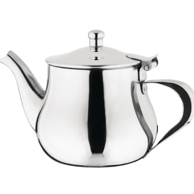 Théière Marocaine en Inox Effet Miroir 350 ml - Olympia