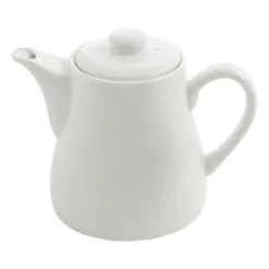 Théières en porcelaine blanche 480 ml Olympia - Lot de 4