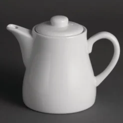 Théières en porcelaine blanche 480 ml Olympia - Lot de 4