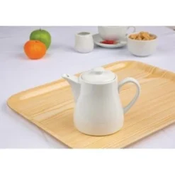 Théières en porcelaine blanche 480 ml Olympia - Lot de 4