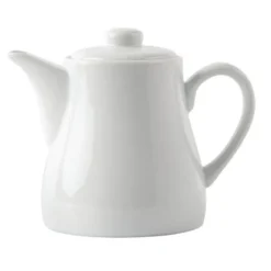 Théières en porcelaine blanche 480 ml Olympia - Lot de 4