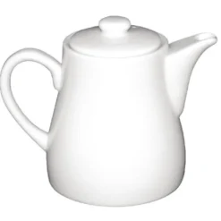 Théières en porcelaine blanche 480 ml Olympia - Lot de 4