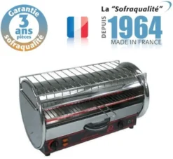 Toaster Professionnel multifonction avec régulateur - 490 x 235 mm utile - 230 V - Prestige 1 étage - Sofraca