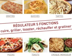 Toaster Professionnel multifonction avec régulateur - Junior 2 étages - 400 V - Sofraca