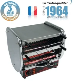 Toaster Professionnel multifonction avec régulateur - Junior 2 étages - 230 V - Sofraca