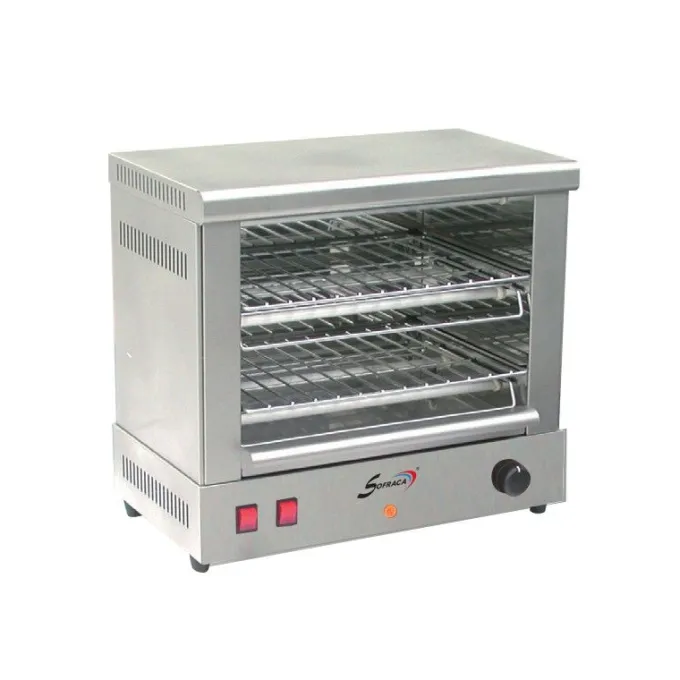 Toaster Professionnel - 355 x 250 x 80 mm - 2 étages - Sofraca