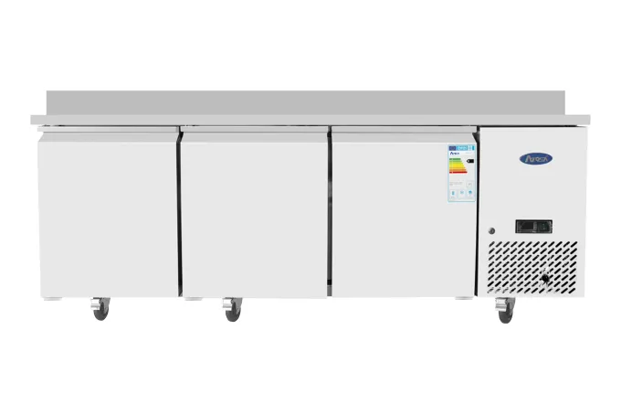 Tour Réfrigéré Positif 3 Portes 400 x 600 avec Dosseret - Profondeur 800 - Atosa