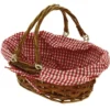 Trotteur Ovale Vichy Rouge Caro 36X27 Lot de 30 - Créapak