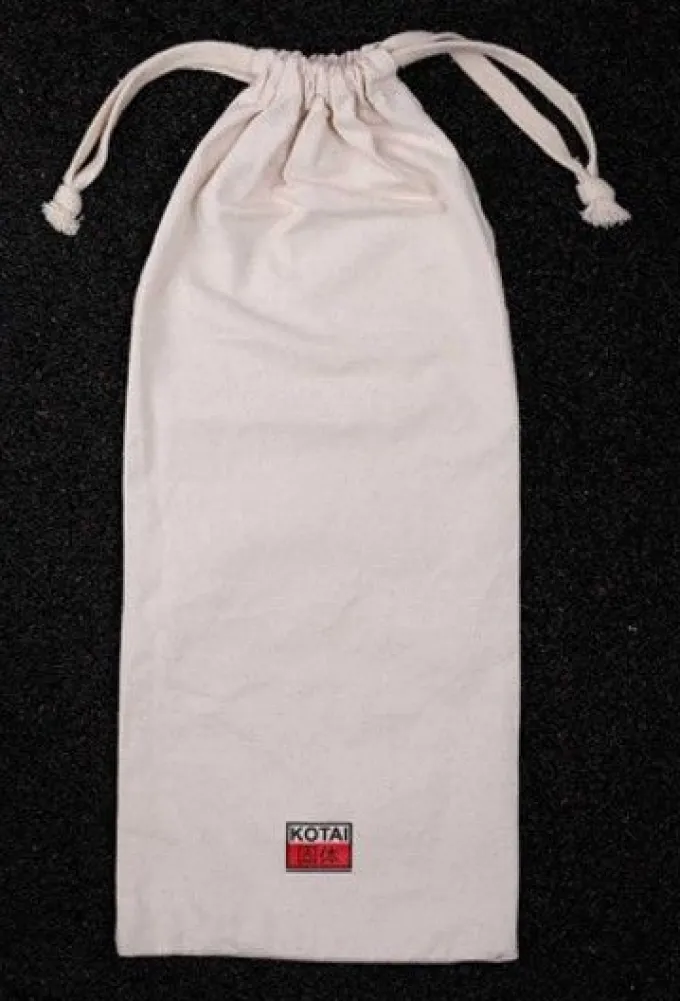 Trousse à Couteaux en Fleur de Cuir et Toile pour 8 Couteaux et Accessoires - Kotai