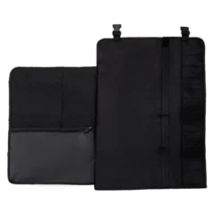 Étui à Couteaux en Tissu Noir avec Sangle - 11 Pièces - Dick