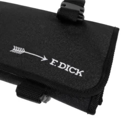 Étui à Couteaux en Tissu Noir avec Sangle - 11 Pièces - Dick