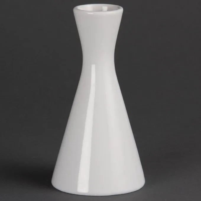 Vases Bouteilles Blancs 140 mm - Lot de 6 - Olympia