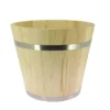 Vasque pin naturel verni Fustel Ø35 cm - Lot de 2 - Prolinea