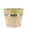 Vasque pin naturel verni Fustel Ø25 cm - Lot de 2 - Ligne CHR