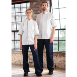Veste de Cuisine Blanche à Manches Courtes Taille M - Southside