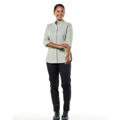 Veste de Cuisine Femme Verte Nordic Taille S - Chaud Devant