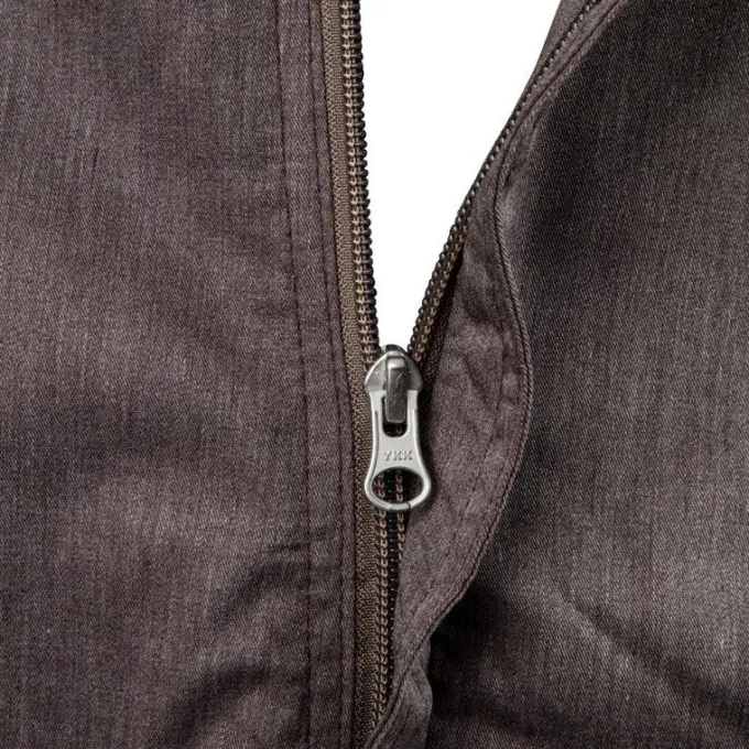 Veste de Cuisine Mixte Légère à Fermeture Eclair Hartford Urban Gris Graphite S - Chef Works