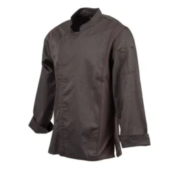 Veste de Cuisine Mixte Légère à Fermeture Eclair Hartford Urban Gris Graphite S - Chef Works