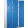 Vestiaire Multicasiers Acier 3 Colonnes 9 Cases - L 900 mm