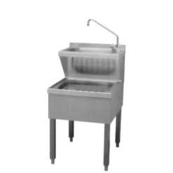 Évier combiné avec batterie à actionner avec jambe 70 cm VKN 70 B - Redfox