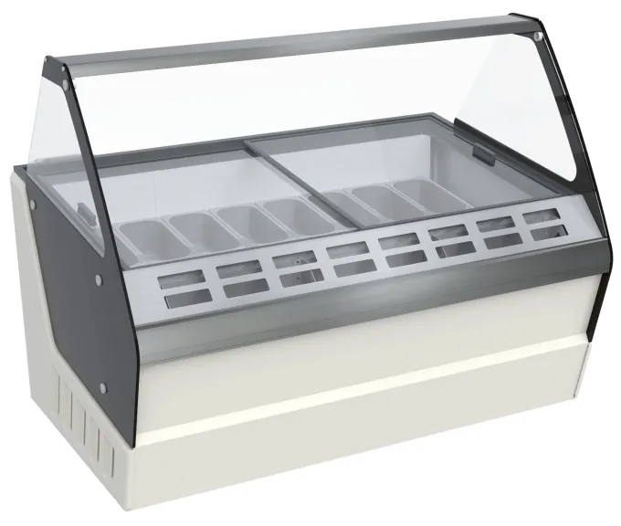 Vitrine a glace 16 x 5 L Hawai - Combisteel