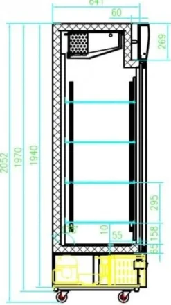 Vitrine Boisson Professionnelle Positive 1079 L - Combisteel