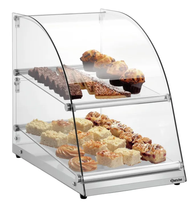 Vitrine Buffet 2 Niveaux - 70 Litres - Bartscher