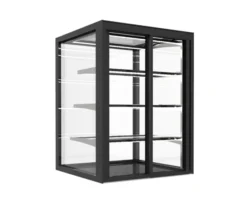 Vitrine Chaude avec Base 60 Integra drop-in Série Sahara - 3 Etagères - Accès Frontal et Arrière - Sayl