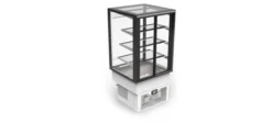 Vitrine Chaude avec Base 60 Integra drop-in Série Sahara - 3 Etagères - Accès Frontal GRAB&GO et Arrière - Sayl