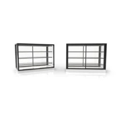 Vitrine Chaude Extra Large Série Integra 3 Niveaux - 1200x900 mm - SAYL