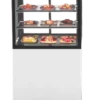 Vitrine Chaude 4 Faces avec Base 60 Serie Integra - 600 x 600 x 1100 mm et avec Accès Frontal - Sayl