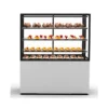 Vitrine Chaude à 4 Faces avec Base 100 - 1000 x 600 x 1400 mm et Sans Accès Frontal - 3 étagères Réglables - Sayl