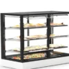 Vitrine Chaude 4 faces Série Sahara Integra base 120 - Accès Arrière - 2 Etagères - Sayl