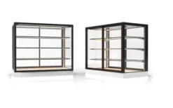 Vitrine Chaude Large Série Integra 3 Niveaux et 2 Portes - 1000x900 mm - SAYL