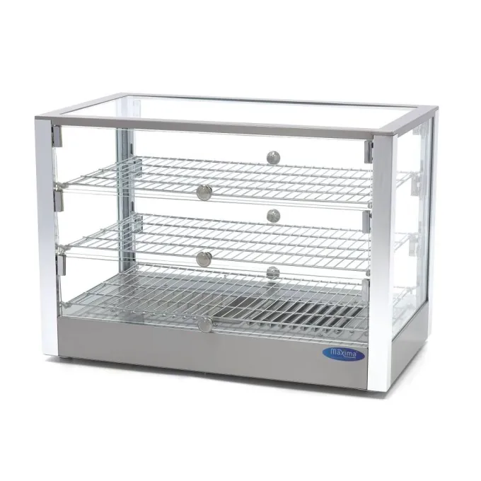Vitrine Chaude - 115 L - 70 cm - 3 Étagères - Maxima