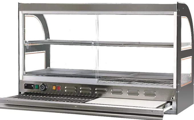 Vitrine Chaude Map Plus 1100 X 490 X 620 mm - MAP