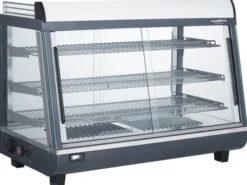 Vitrine chaude professionnelle - 3 étages 136 litres - Combisteel