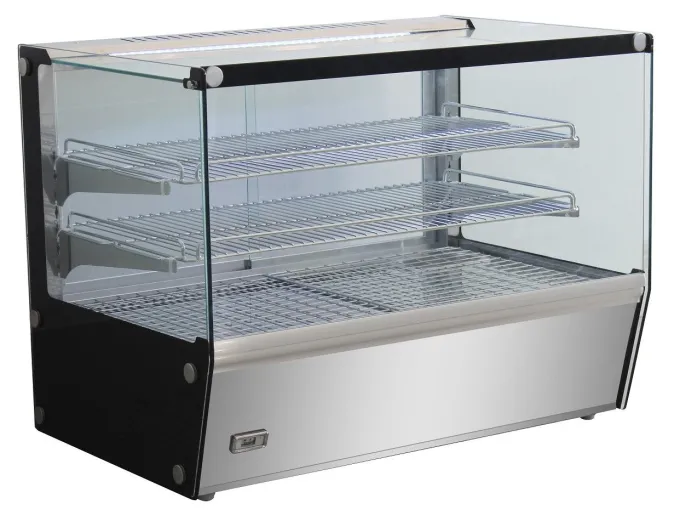 Vitrine Chaude Self-Service 4 Faces Vitrées - 174 L - Combisteel