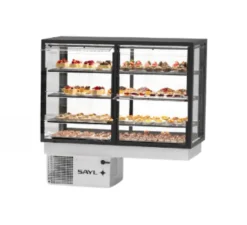 Vitrine Chaude Série Integra drop-in Sahara L 1200 mm - Accès Arrière - 3 Etagères - Sayl